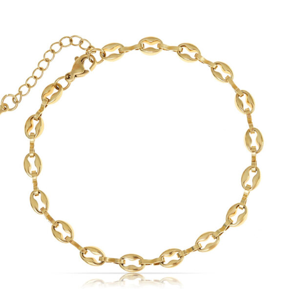 Wholesale Stainless steel geometric element men's bracelet