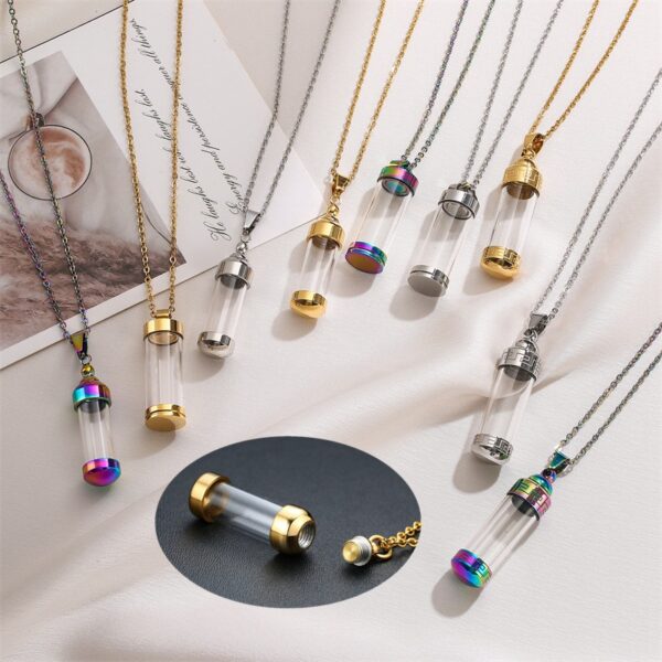 O1CN01ovFck91QOvumHgYOV_3064811967-0-cib Wholesale Can open perfume bottle pendant stainless steel necklace
