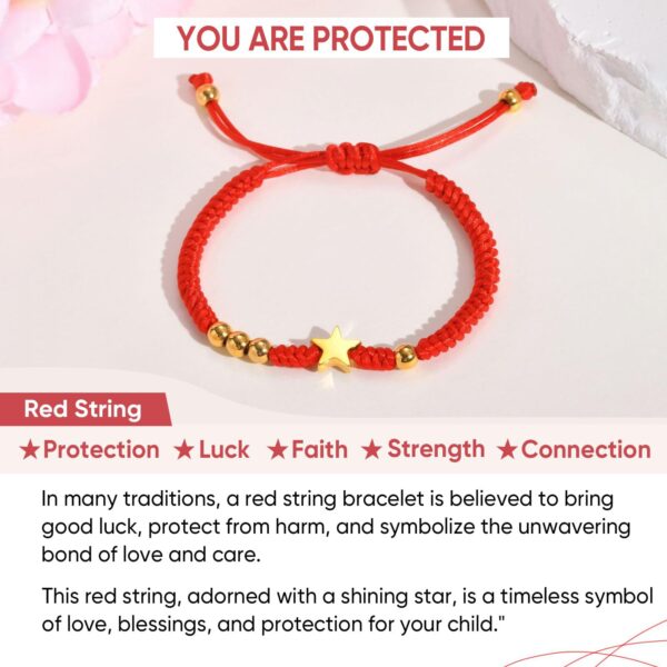 Wholesale Red Lucky Woven Couple Five-pointed Star Bracelet