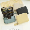 Wholesale Anti theft brush leather integrated multifunctional organ card bag