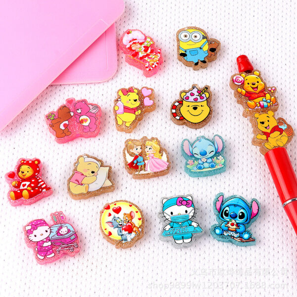 Wholesale Anime character and animal Acrylic Beads OLY Exclusive