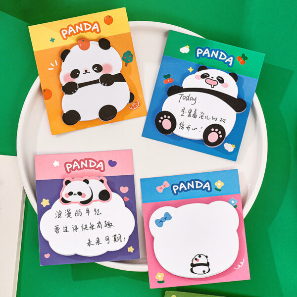 Wholesale Colorful Cute Cartoon Alien Panda Sticky Notes