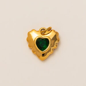 Green love pendant