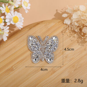 4 * 4.5cm silver white