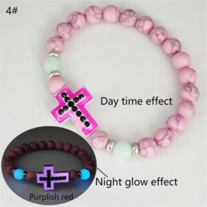 4# pink turquoise purplish red