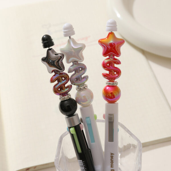 Wholesale Princess Dream Beaded Pen 4 Color Press Ballpoint Pen Creative