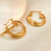 O1CN01p7bHho29BL3xtAXcM_2211762048029-0-cib Wholesale retro star ring hollow earrings stainless steel earrings