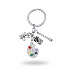 Silver-four-link chain