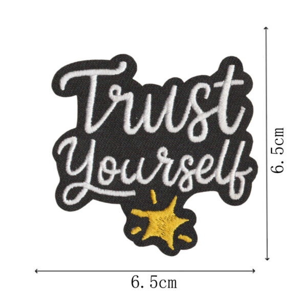 Wholesale Alphabet Women Empowerment Slogan Embroidered Patch