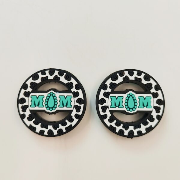 Wholesale 10pcs Leopard Print Cartoon Focus Beads Creative Silicone Beads