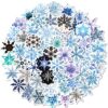 Wholesale 50pcs light-colored snowflake Christmas graffiti stickers