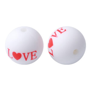 Love on white background