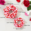Wholesale Valentine's Day Sweet Love Lips Printed Elastic Hair Rope
