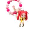 Wholesale Silicone Beaded Keychain Cartoon Bag Pendant Anime Charm OLY Exclusive