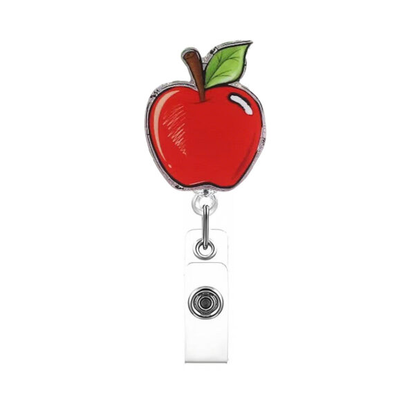O1CN01pEQ8Mp2D5ccoik2lC_2220403148558-0-cib Wholesale autumn oil painting art pumpkin suower telescopic badge scroll Thanksgiving easy-pull ID buckle