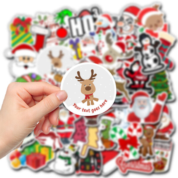 Wholesale 50pcs Christmas series stickers
