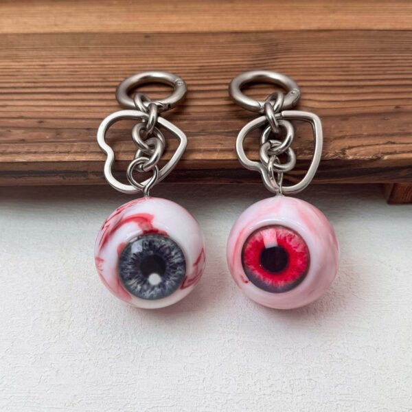 Wholesale Halloween Horror Simulation Devil's Eye Keychain