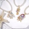 O1CN01pF3Vx2271bPGiT8O0_2212092137737-0-cib Wholesale Ocean series cute crab jellyfish goldfish pendant