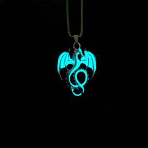 Stainless steel blue green light