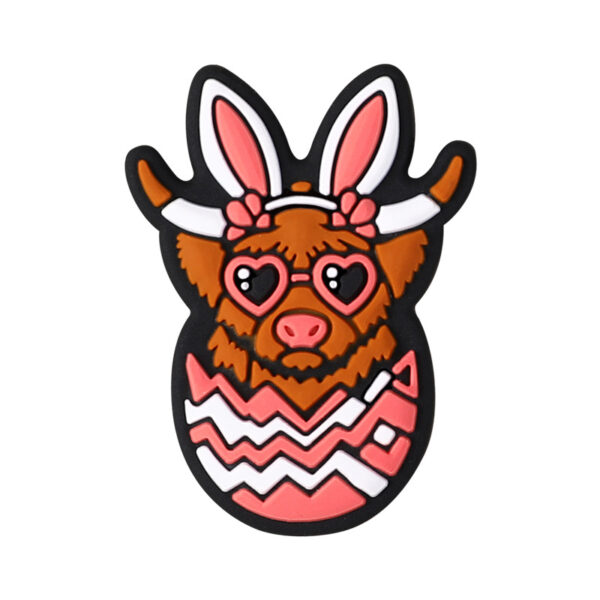 Wholesale Easter Bunny Silicone Beads Carrot Egg Beads