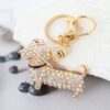 Wholesale Cute Dachshund Dog Keychain Exquisite Keychain Pendant