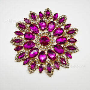 Gold background rose red