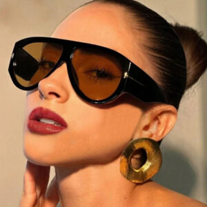 Wholesale Large-frame sunglasses aviator glasses retro UV-resistant sunglasses