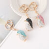 Wholesale Cartoon Cute Diamond Set Penguin Ocean Series Keychain