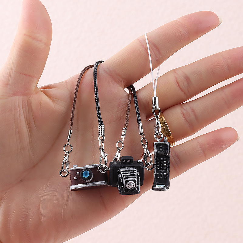 Wholesale Retro Camera Black and White Bag Neck Strap Aessory
