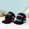 Wholesale Multi country flag hat color blocked flat brimmed baseball cap