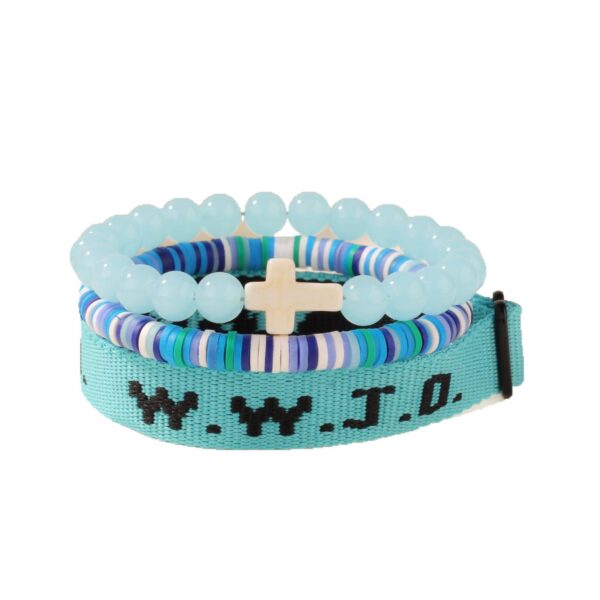 Wholesale Cross Three-Piece Bracelet Set