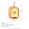 O1CN01pRkmMt2AUrVwVs5H8_2213308878207-0-cib Wholesale Gold Waterop Rose Pattern Tile Pendant
