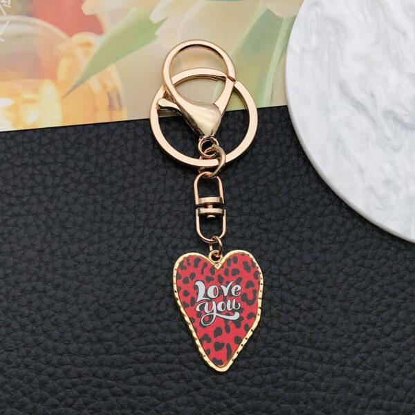 O1CN01pSlZaY2Kpbd01pnqv_2217654629606-0-cib Wholesale Red Valentine's Day Love Printed Love Keychain