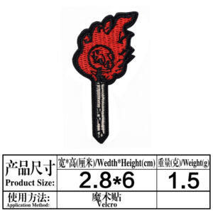 M905 velcro on the back