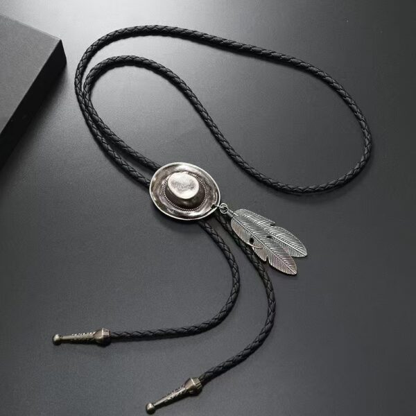 Wholesale Western cowboy hat feather necklace