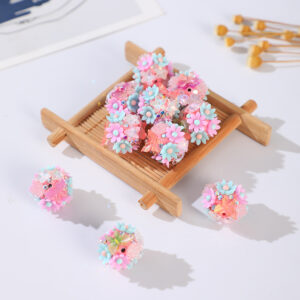 Pink flower ball