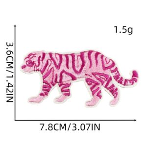 Pink cheetah cloth patch 16#