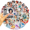 Wholesale 50pcs Cartoon Women's Quotes Graffiti Waterproof Vinyl Stickers