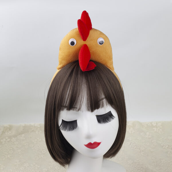 Wholesale Animal Easter Rooster Chick Makeup Ball Headband