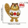 Wholesale National Flag Elements Cartoon Maple Leaf Embroidery DIY Patches