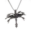 Wholesale Creative Retro Six-Winged Angel Wings Pendant Necklace