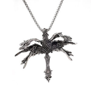 Wholesale Creative Retro Six-Winged Angel Wings Pendant Necklace