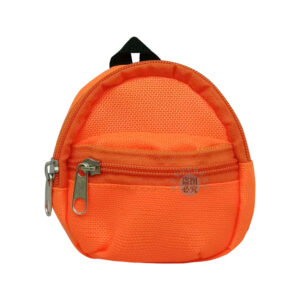 Orange 8x7cm small school bag