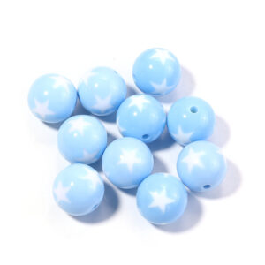 Light blue / Diameter: 16mm, hole diameter 2.8mm, 20 pcs/pack