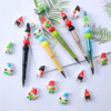 Wholesale 20pcs Cartoon Dwarf ABC Teacher Bead Pen Silicone Beads