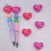 O1CN01pgp1L21pLbggfaFuW_2217666445344-0-cib Wholesale Random 100pcs Valentine's Day Heart Cartoon 3D Focal Beads