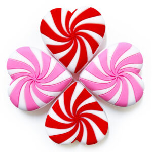 Wholesale 10pcs Heart Candy Beads Holiday Decoration Focal Beads