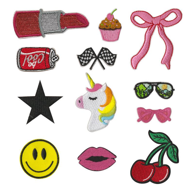Wholesale Cartoon Lipstick Bottle Animal Bow DIY Patches