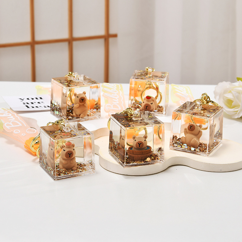 Wholesale Acrylic Creative Capybara Keychain
