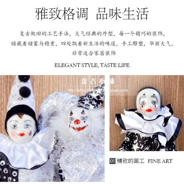 Wholesale Red Hat Hanging Clown Pendant Doll Accessories